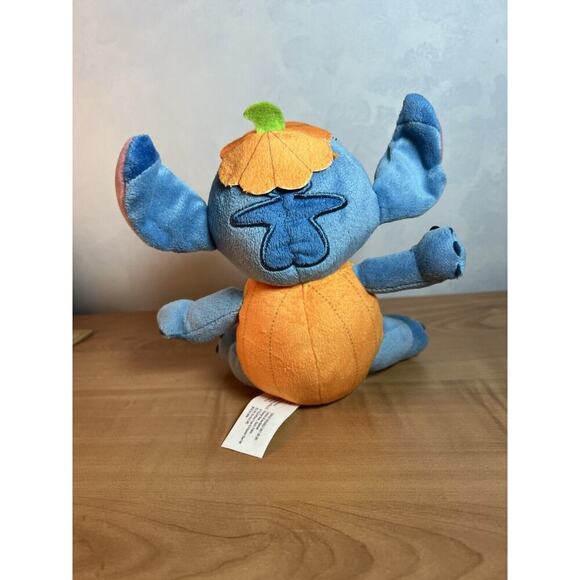 Disney Stitch Just Play Halloween Pumkin Jack-O-Lantern Stuffed Animal Plush - Picture 3 of 8